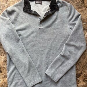 Michael Kors Gray Casual Button Down Shirt